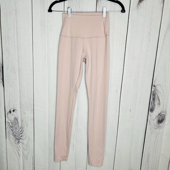 Tavi Noir Women High-Waisted Tight Leggings Sz S (25x27) Light Pink - Picture 1 of 8